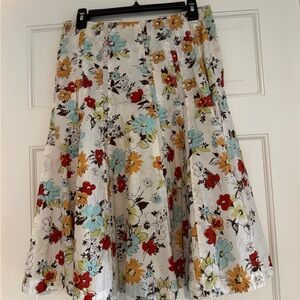 CAbi Floral  Skirt - Multicolor. Boho. Chic